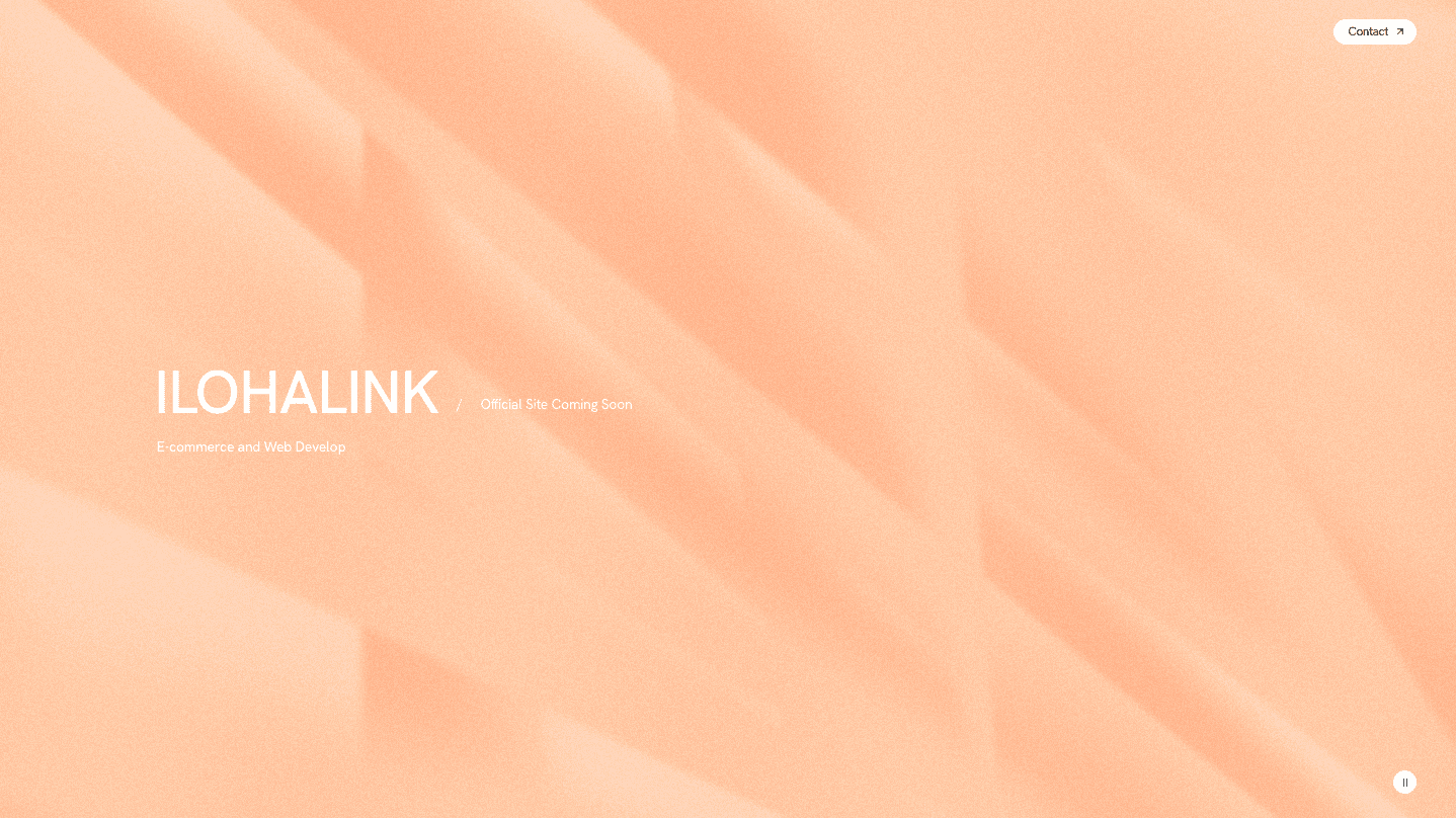 ILOHALINK Teaser Siteのイメージ画像です。